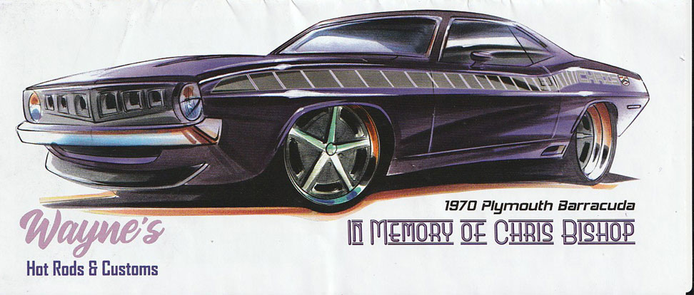 Waynes Custom Hot Rods - Chris Tribute Cuda