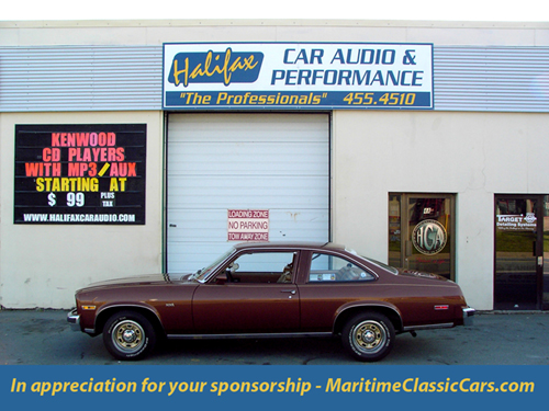 Halifax Car Audio sponsorship plaque